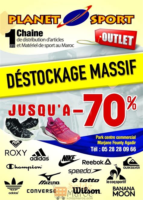 Promo Week End Chez Planet Sport Agadir