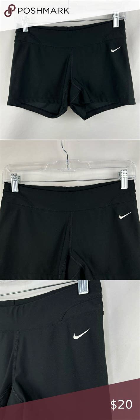 Nike Fit Dry Volleyball Shorts in Black with Embroidered Check | Nike ...