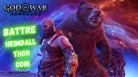 God Of War Ragnarok Ps Comment Battre Heimdall Thor Odin Boss