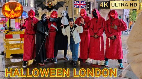 London Halloween Walk Compilation 31 October 2023 4K25 YouTube