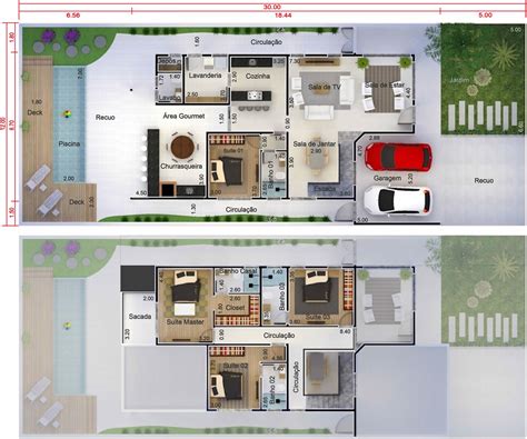 Planta De Sobrado Quarto No T Rreo Projetos De Casas Modelos De