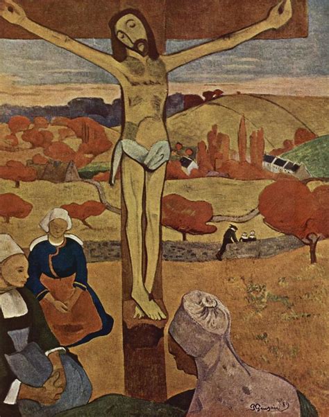 Le Christ Jaune The Yellow Christ Painting By Paul Gauguin Pixels