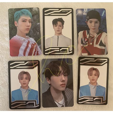 Nct Universe Jewel Case Set Jisung Taeyong Ten Kun Jc Pc