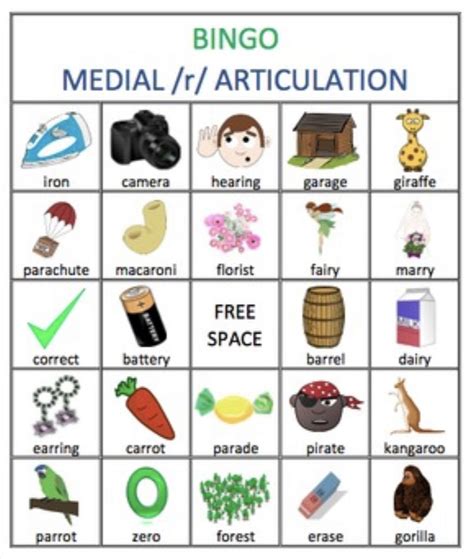 Medial R Blends Word List