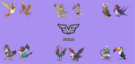 True Flying Types by Frylock921 on DeviantArt