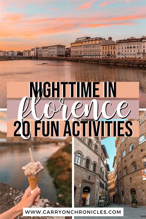 20 Awesome Things To Do In Florence At Night Florence Italy Travel