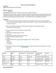 Arwenb Unit Lab Online Simulations Docx Unit Lab Online