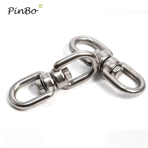 Pcs M Thickness Stainless Steel Double End Eye Swivel Hook