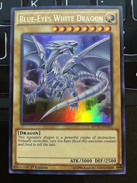 Amazon Yu Gi Oh Blue Eyes White Dragon Mvp1 En055 The Dark