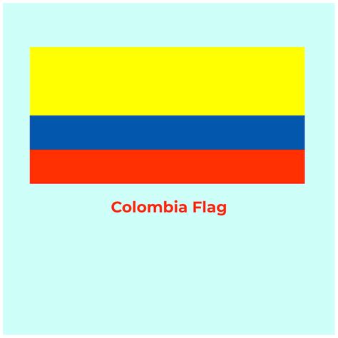 Premium Vector | The colombia flag