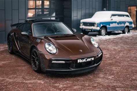 Porsche 992 Stinger GTR Limited Carbon Edition Brown TopCar