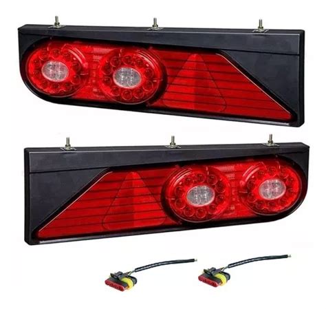 Kit Lanterna Traseira Completa Carreta Randon Led Apos 13