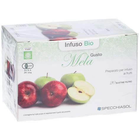 Specchiasol Infuso Bio Gusto Mela 20 Pz Redcare