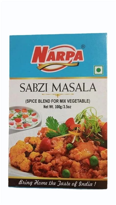 Narpa Sabzi Masala Packaging Size Gm At Rs Pack In Ludhiana