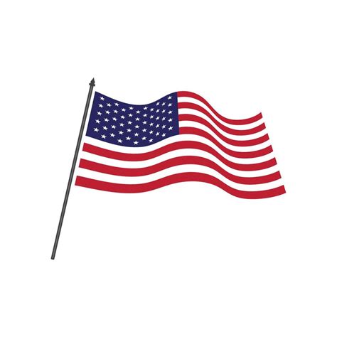 Flag american vector icon illustration 17748090 Vector Art at Vecteezy