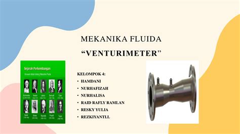 SOLUTION Ppt Mekanika Fluida Venturimeter Studypool