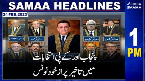 Samaa News Headlines Pm Samaa Tv Th February Youtube