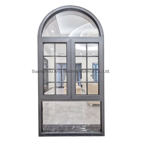 Aluminium Window With Arch Design Aluminium Double Glazed Casement