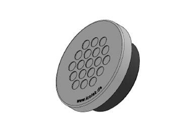 Icotek Icotek Kel Dpz Gy Round Cable Entry Plate