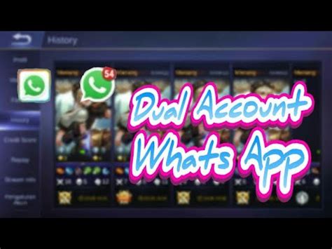 Dual Akun Whats App Satu Hp Pake Ini Youtube