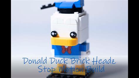 Lego Donald Duck Brickheadz Stop Motion Build Youtube