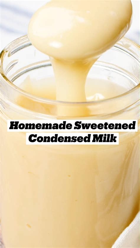 Homemade Condensed Milk Artofit