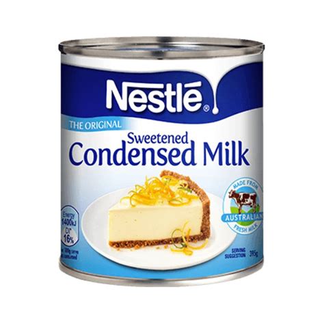 Nestle Sweetened Condensed Milk 395 Grams Cans H2O Mart