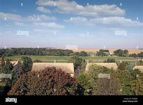 farm aerial view landscape Stock Photo - Alamy