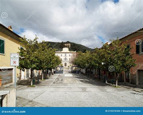 San Giuliano Terme Italy March Town Square In Front Of