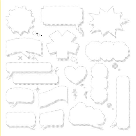 Premium Vector Speech Bubble Style White