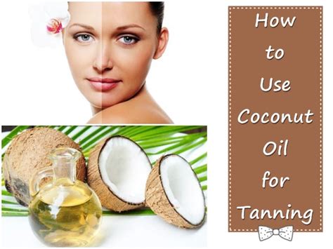 Benefits Of Using Coconut Oil For Removing Skin Tanning