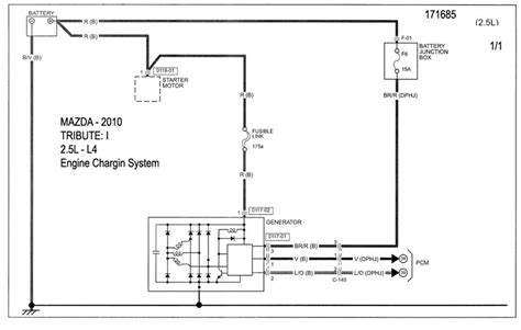 Mazda Sistema De Carga Graphics Esquemas Vehiculos