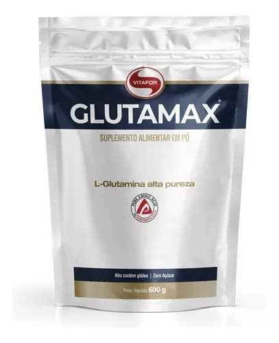 Glutamax Vitafor Pouch L Glutamina Alta Pureza 600g Sabor Neutro