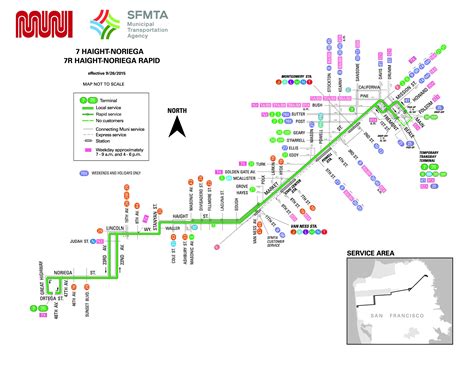 7 Haight Noriega Bus Route Sf Muni Sf Bay Transit