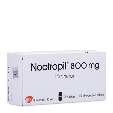 Nootropil 800mg 3 vỉ x 15 viên Hộp Thiên Anh Pharmacy Nhà Thuốc