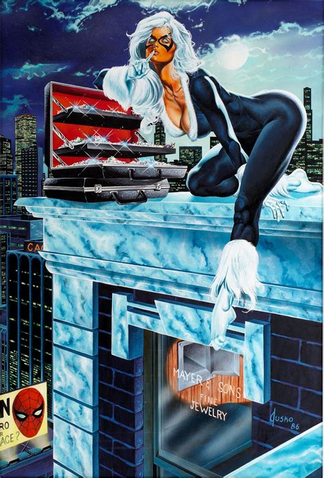 Marvel Comics of the 1980s: 1986 - Black Cat by Joe Jusko