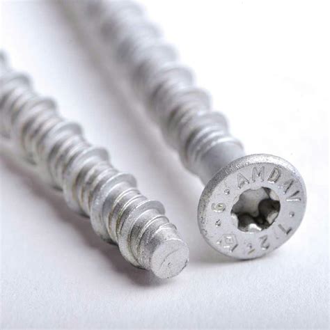 6 X 72 Am Csk Concrete Screw Steel W Ruspert Coating