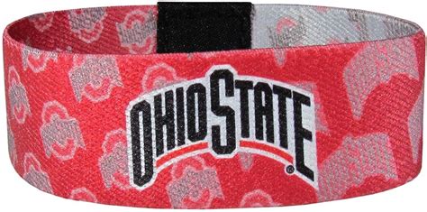 Ohio State Buckeyes Ncaa Elastic Stretch Wristband Bracelet Ebay