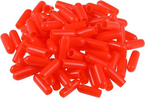 Uxcell Pcs Rubber End Caps Mm Id Vinyl Round Tube Bolt Cap Cover