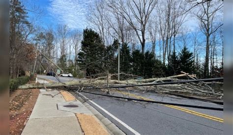 Sandy Springs Road Closure Continues As Crews Tackle Downed Tree