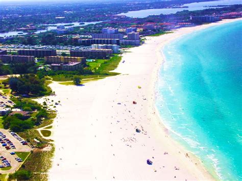 Siesta Beach, The Sand on The Beach is Fine as Talcum Powder ...