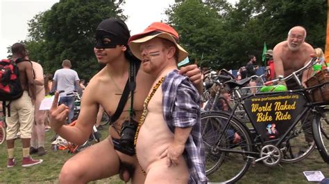 2015 World Naked Bike Ride Brighton préparatifs partie 1 de 7