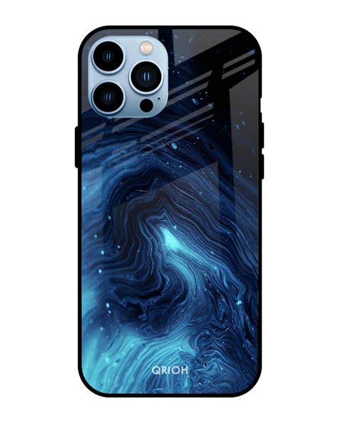 Buy Dazzling Ocean Printed Premium Glass Cover For IPhone 13 Pro