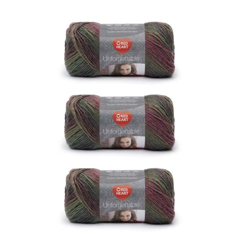 Red Heart Boutique Unforgettable Echo Yarn 3 Pack Of 100g 3 5oz Acrylic 4 Medium Worsted