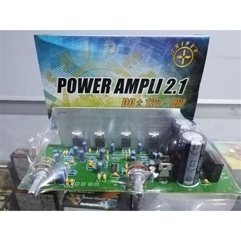 Jual Power Ampli Kit Mini Compo Tda Home Theater Out Subwoofer