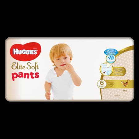 Scutece Pants Elite Soft Nr 6 15 25 Kg 38 Bucati Huggie Bebe Tei