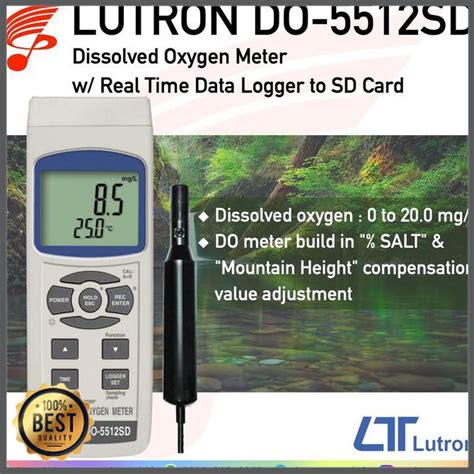 Jual Alat Lutron Do Sd Dissolved Oxygen Meter Non Garansi