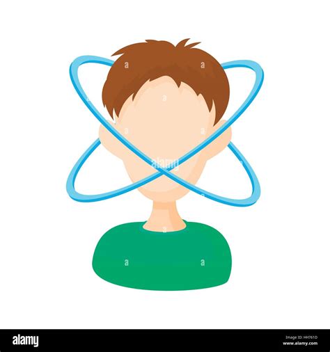 Person With Dizziness Icon Cartoon Style Stock Vector Image Art Alamy