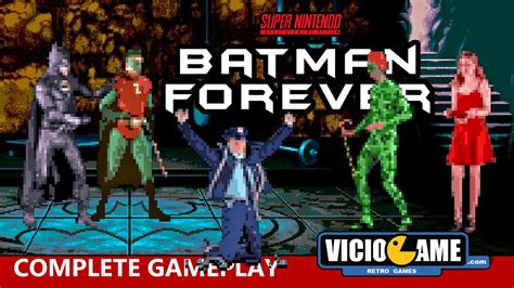 Batman Forever Super Nintendo Complete Gameplay Youtube