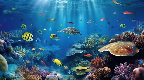 Depicting An Underwater Wallpaper Depicts Ocean Scene Backgrounds | JPG ...